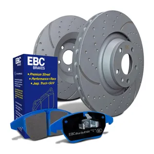 EBC Bluestuff Pad and Turbo Grooved Disc Front Kit