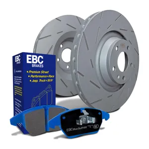 EBC Bluestuff Pad and Ultimax Grooved Disc Front Kit