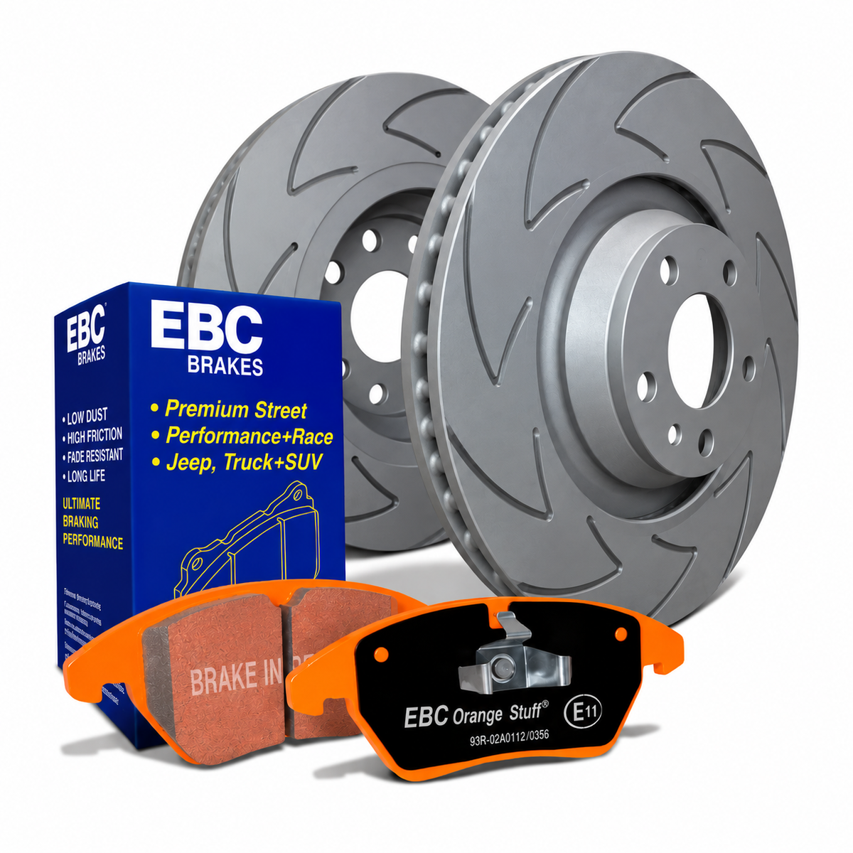 EBC Orangestuff Pad and BSD Disc Front Kit