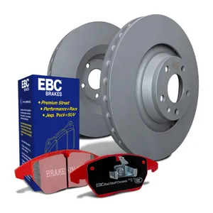 EBC Redstuff Brake Pads & Plain Disc Front Kit