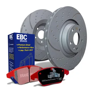 EBC Redstuff Pad and Turbo Grooved Disc Front Kit