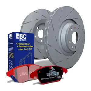 EBC Redstuff Pad and Ultimax Grooved Disc Front Kit