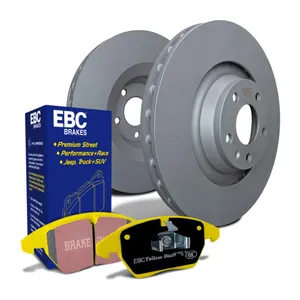 EBC Yellowstuff Brake Pads & Plain Disc Front Kit