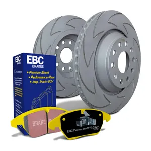 EBC Yellowstuff Pad and Turbo Grooved Disc Front Kit