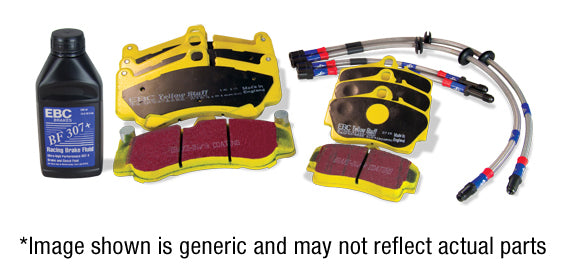 EBC Yellowstuff Brake Pads and Brake Line Performance Pack