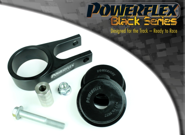 Powerflex PFF19-1822BLK - Powerflex Black Series Lower Torque Mount Bracket & Bush - Track - Ford Focus Mk2 ST225