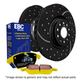 EBC Yellowstuff Pad and Turbo Grooved Disc Rear Kit – Ford Focus ST225 Mk2 (2005–2011)