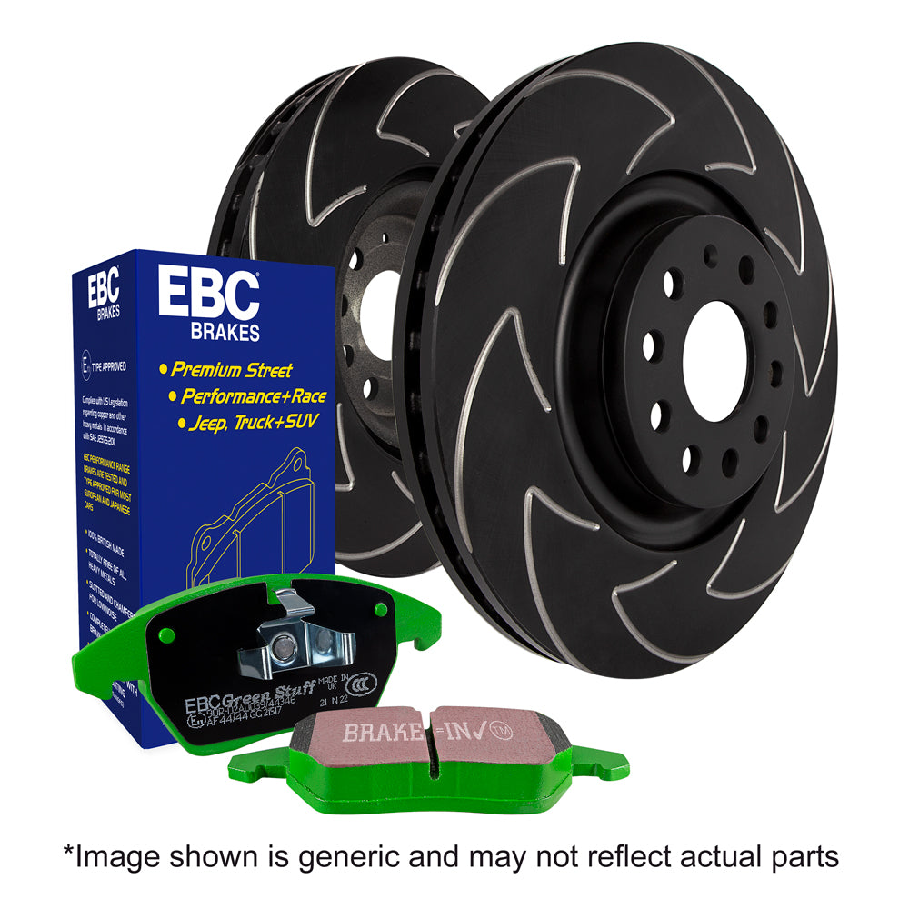EBC Greenstuff Pad and BSD Disc Rear Kit – EBC product range illustration