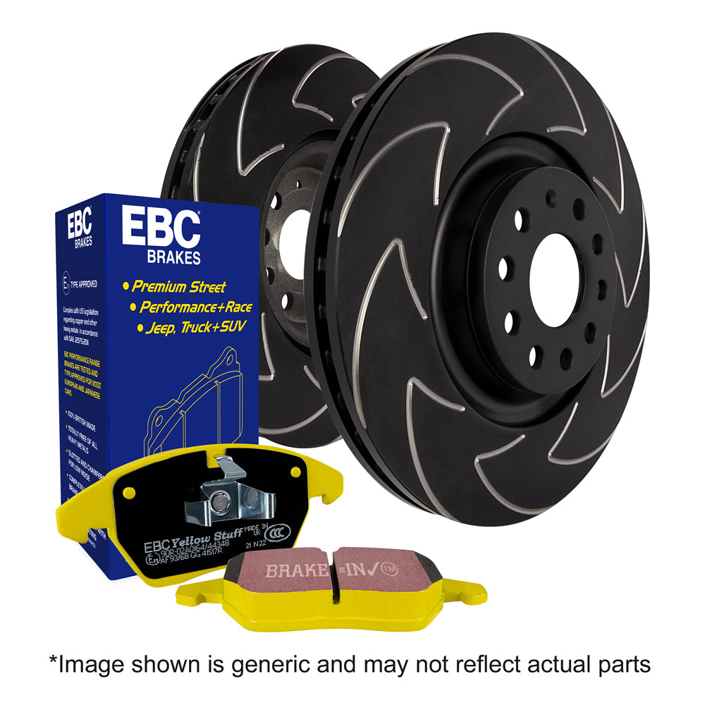 EBC Yellowstuff Pad and BSD Disc Rear Kit – Ford Focus Mk2 RS (2009–2011)