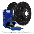 EBC Bluestuff Pad and Ultimax Grooved Disc Front Kit – Ford Focus ST225 Mk2 (2005–2011)