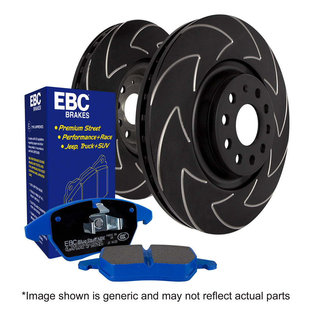 EBC Bluestuff Pad and BSD Disc Front Kit – Ford Focus ST225 Mk2 (2005–2011)