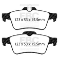 EBC Redstuff Brake Pads – Rear – Ford Focus ST225 Mk2 (2005–2011)
