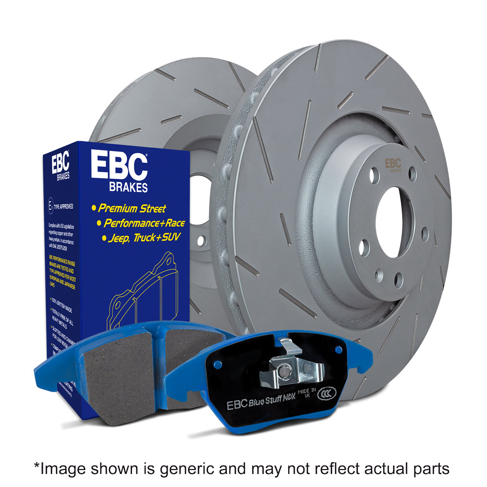 EBC Bluestuff Pad and Ultimax Grooved Disc Rear Kit – Ford Focus Mk2 RS (2009–2011)