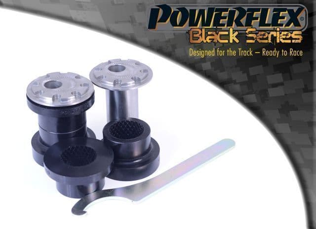 Powerflex PFF19-8011GBLK - Powerflex Black Series Front Wishbone Front Bush Camber Adjustable - 14 mm Bolt - Ford Focus Mk2 ST225
