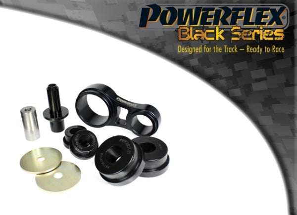 POWERFLEX BLACK SERIES - FORD FIESTA MK6 INC ST (2002-2008) LOWER ENGINE MOUNT BRACKET & BUSHES, TRACK USE