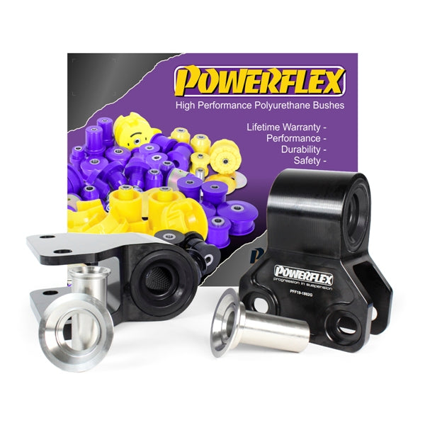 Powerflex Front Wishbone Rear Bush Anti-Lift & Caster Offset Black Series PFF19-1802GBLK