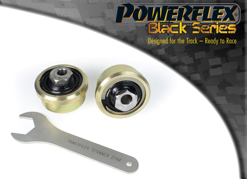 Powerflex Front Wishbone Rear Bush Caster Adjustable Black Series PFF19-2202GBLK