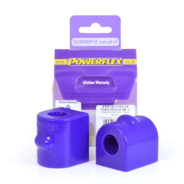 POWERFLEX - FORD FIESTA MK6 INC ST (2002-2008) FRONT ANTI ROLL BAR BUSH 19MM