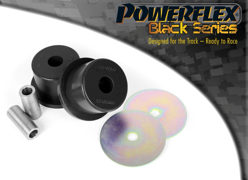 Powerflex Rear Diff Carrier Bracket Bush Black Series PFR36-411BLK
